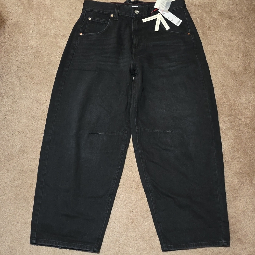 BDG Women's Relaxed Boyfriend Black Jeans